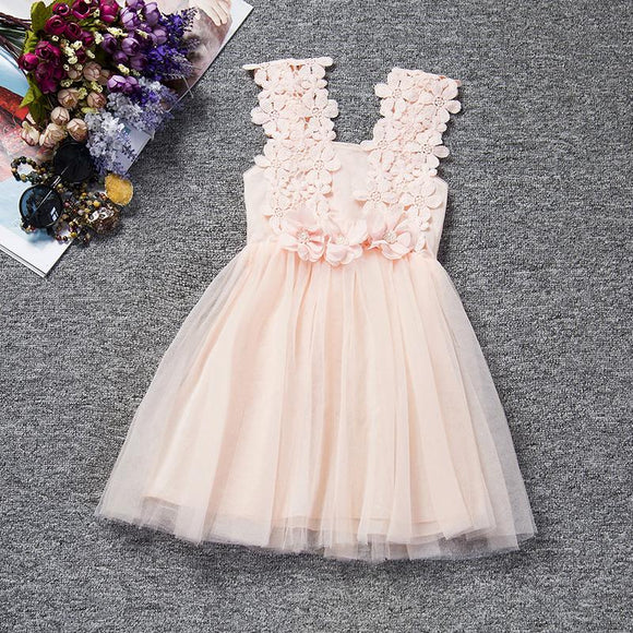 Floral Lace Tutu Dress