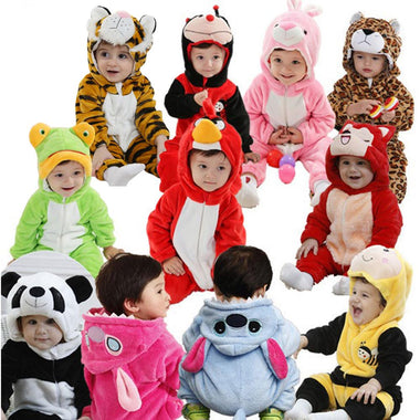 Animal Hooded Costume Romper